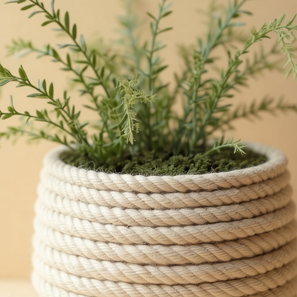 Rope Coil Planter
