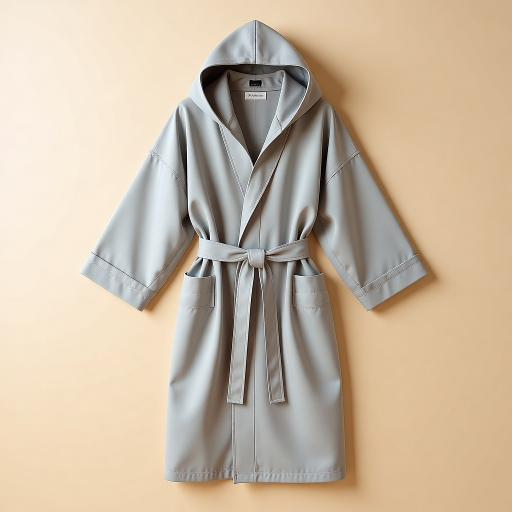 Bamboo Lounge Robe shown in full