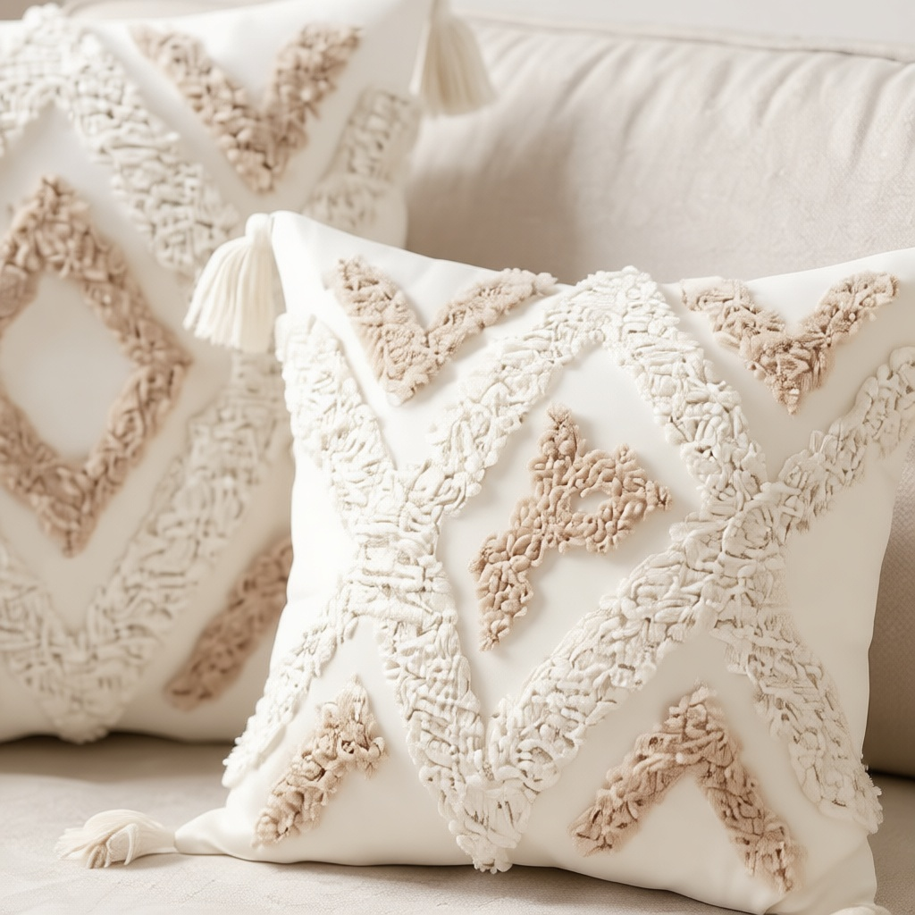 Reticolo Tufted Cushion Set
