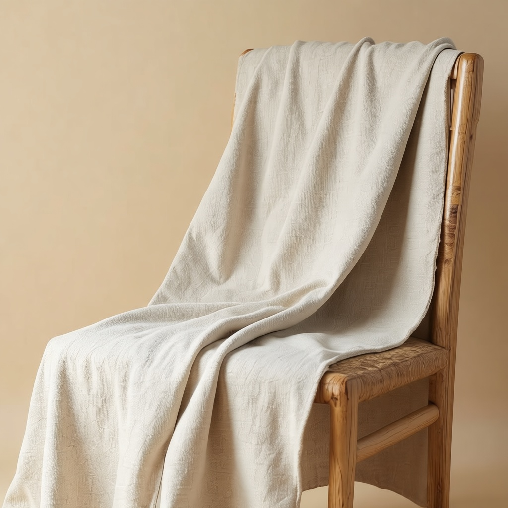 Fringed Linen Throw