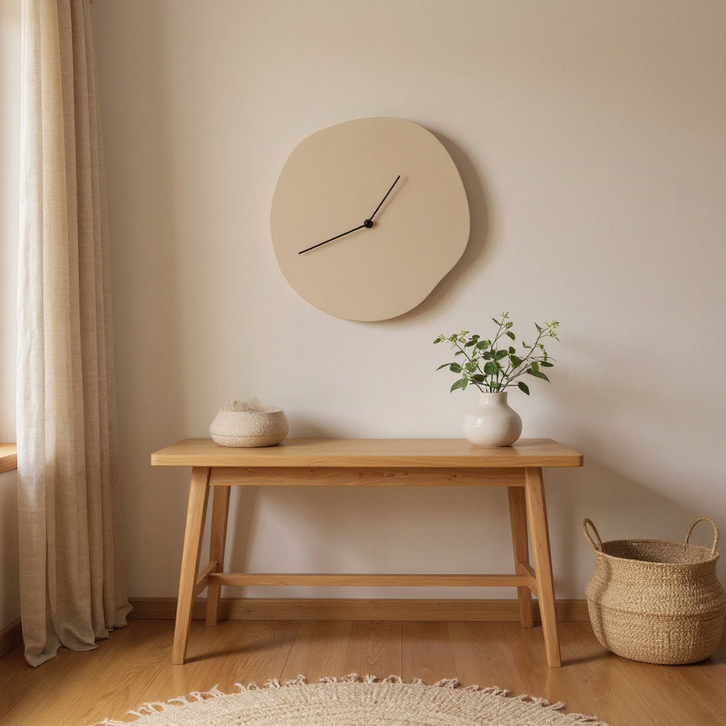 Organic Minimalist Wall Clock