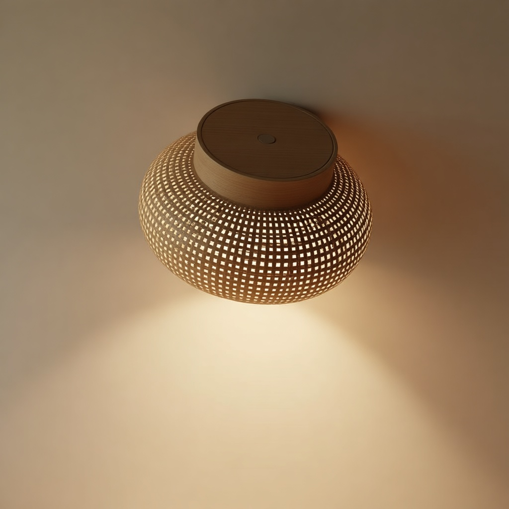 Nido Woven Flush Light