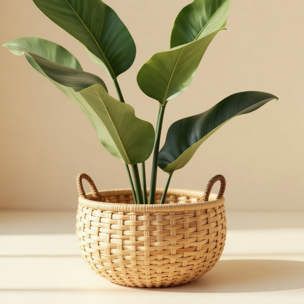 Cesta Rattan Planter