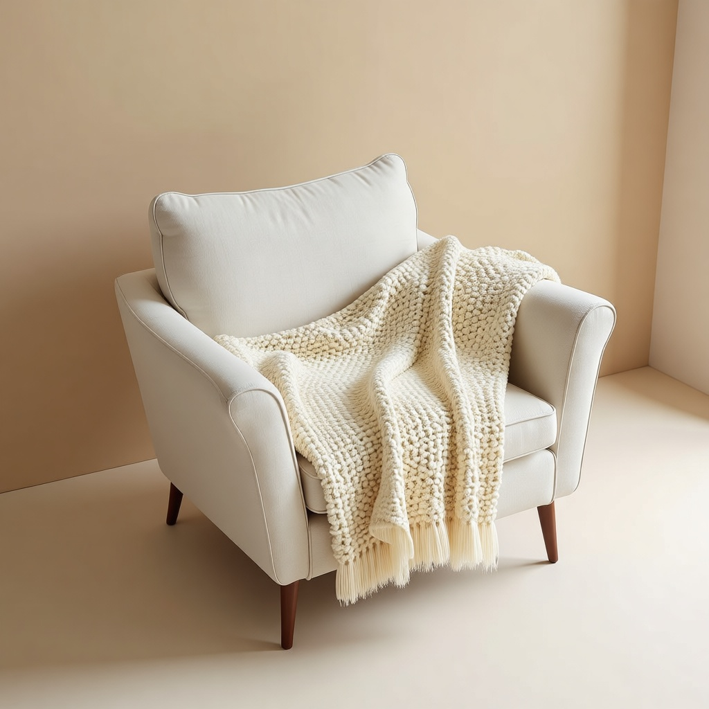 Chunky Knit Throw