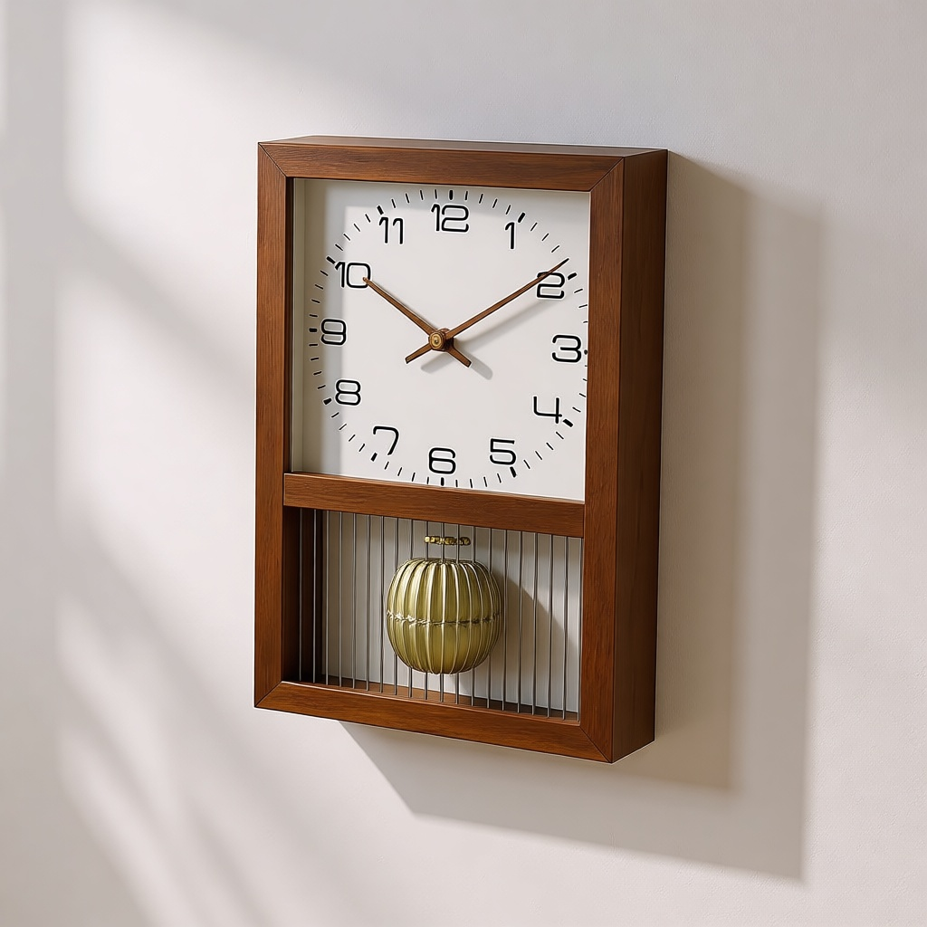 Solid Oak Wall Clock