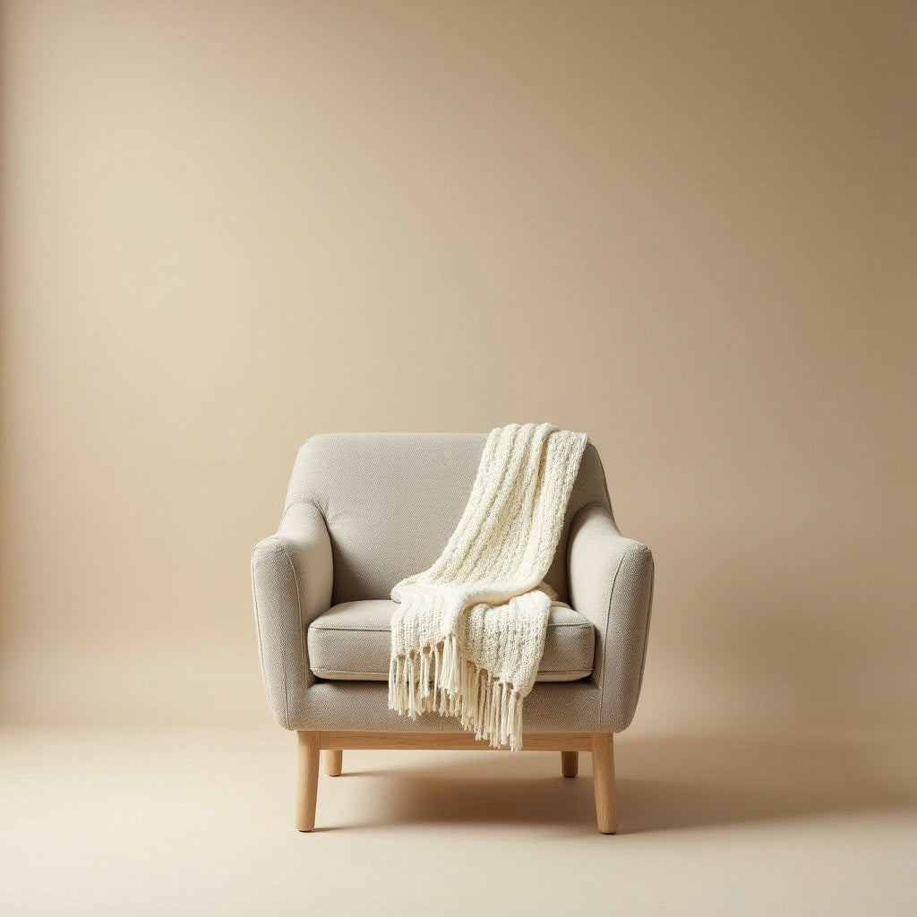 Pointelle Knit Throw