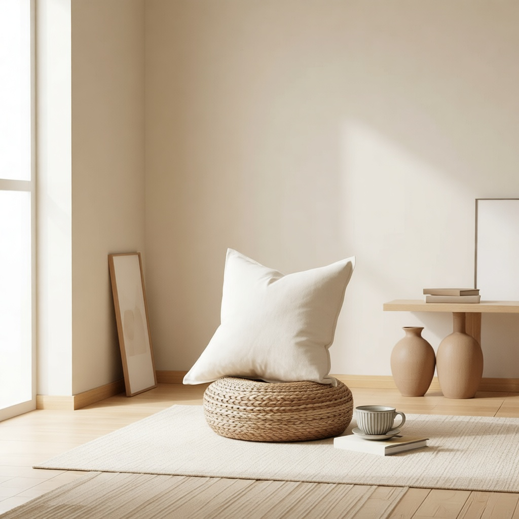 Thick Cotton-Linen Cushion Cover