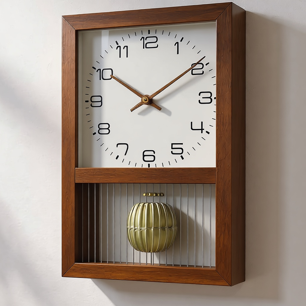 Solid Oak Wall Clock