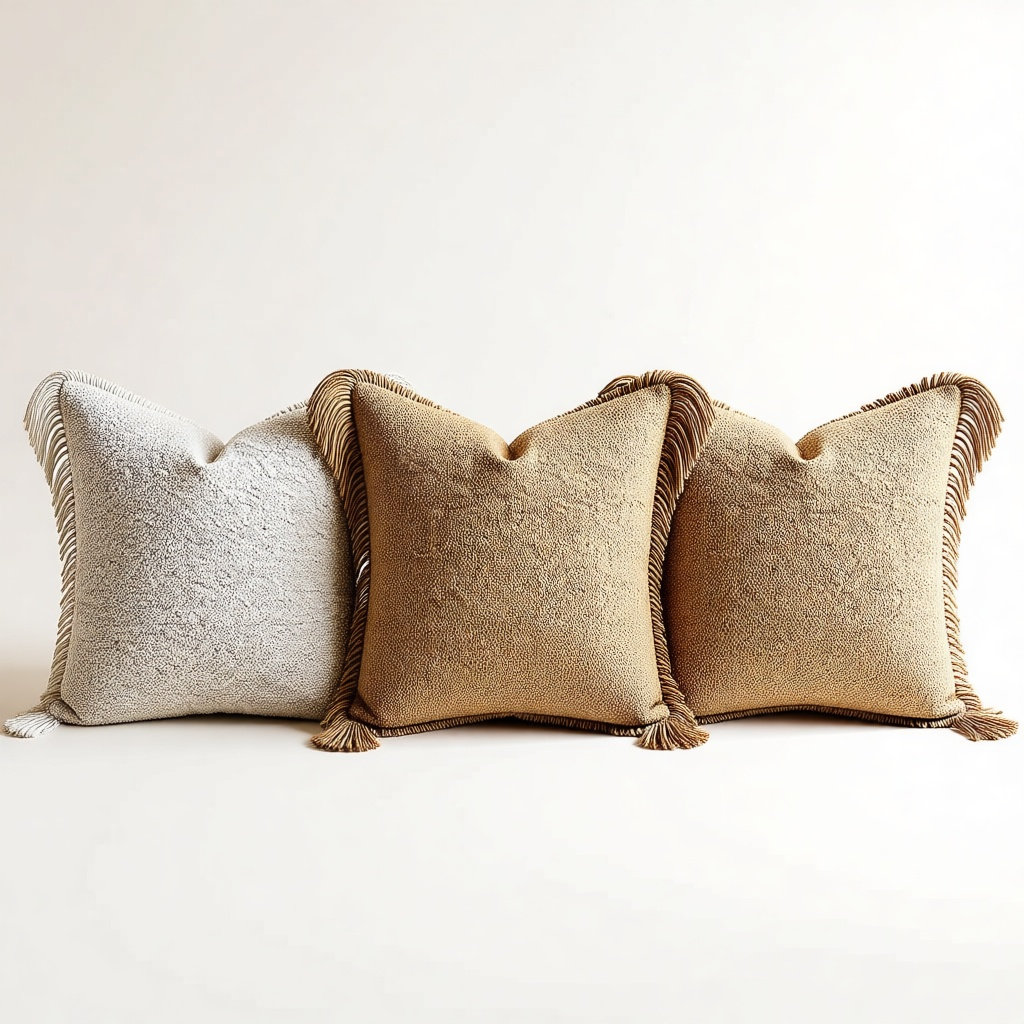 Boucle Duo Cushion Set shown in full