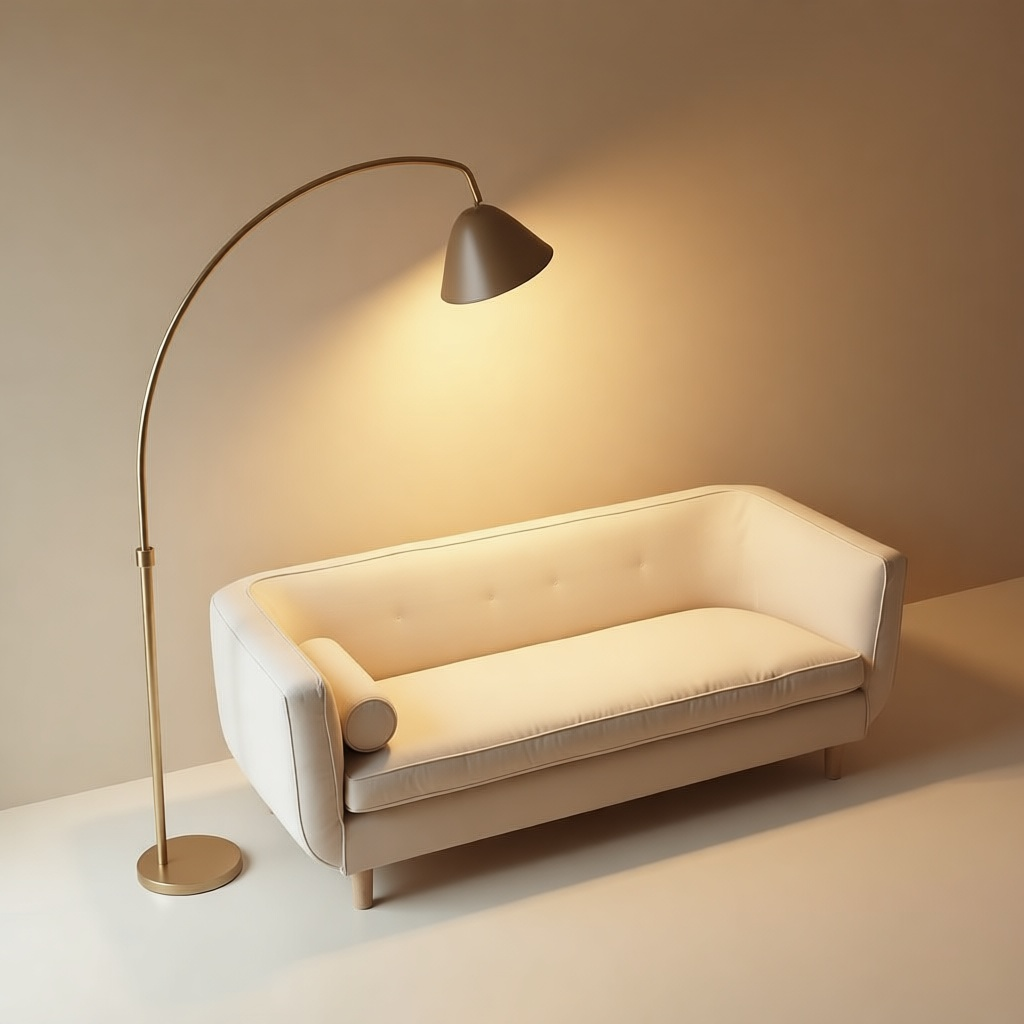 Arco Curved Floor Lamp