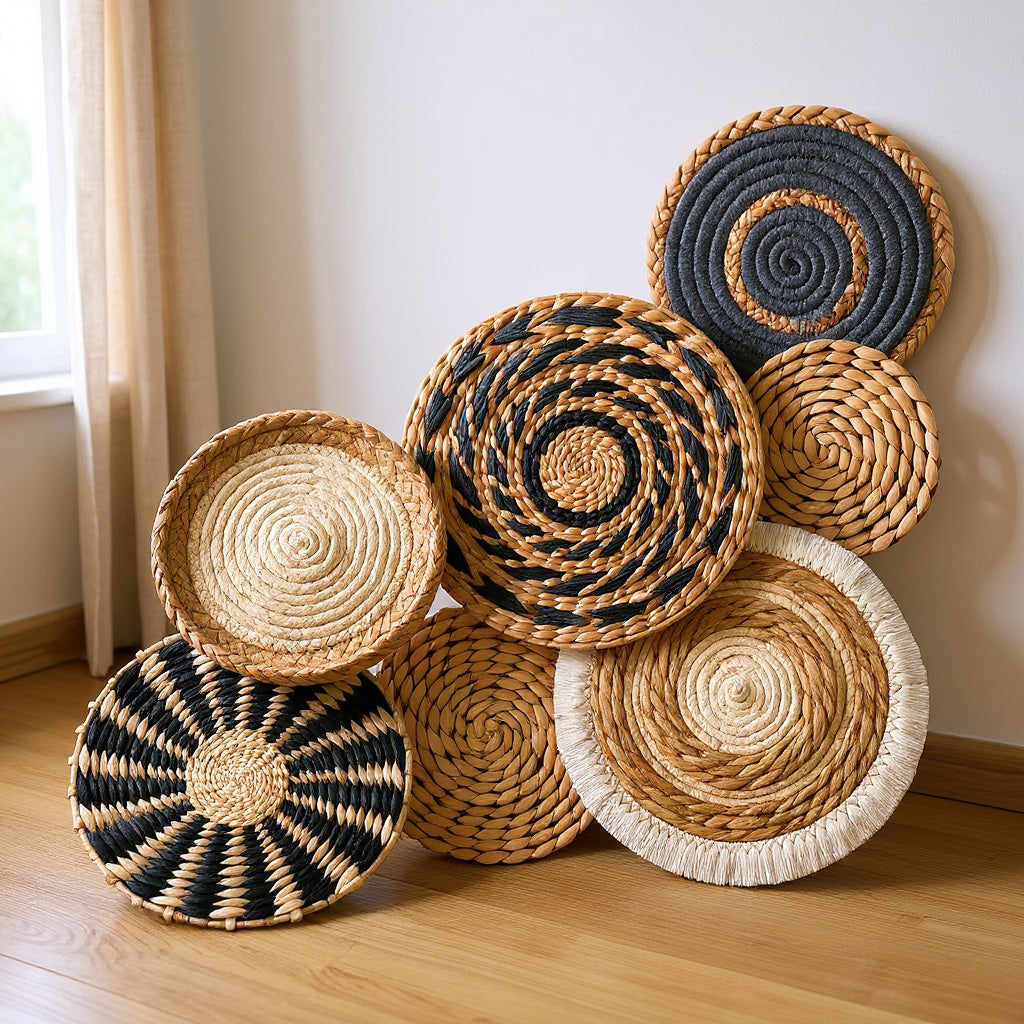 Woven Wall Basket Set (7-Piece)