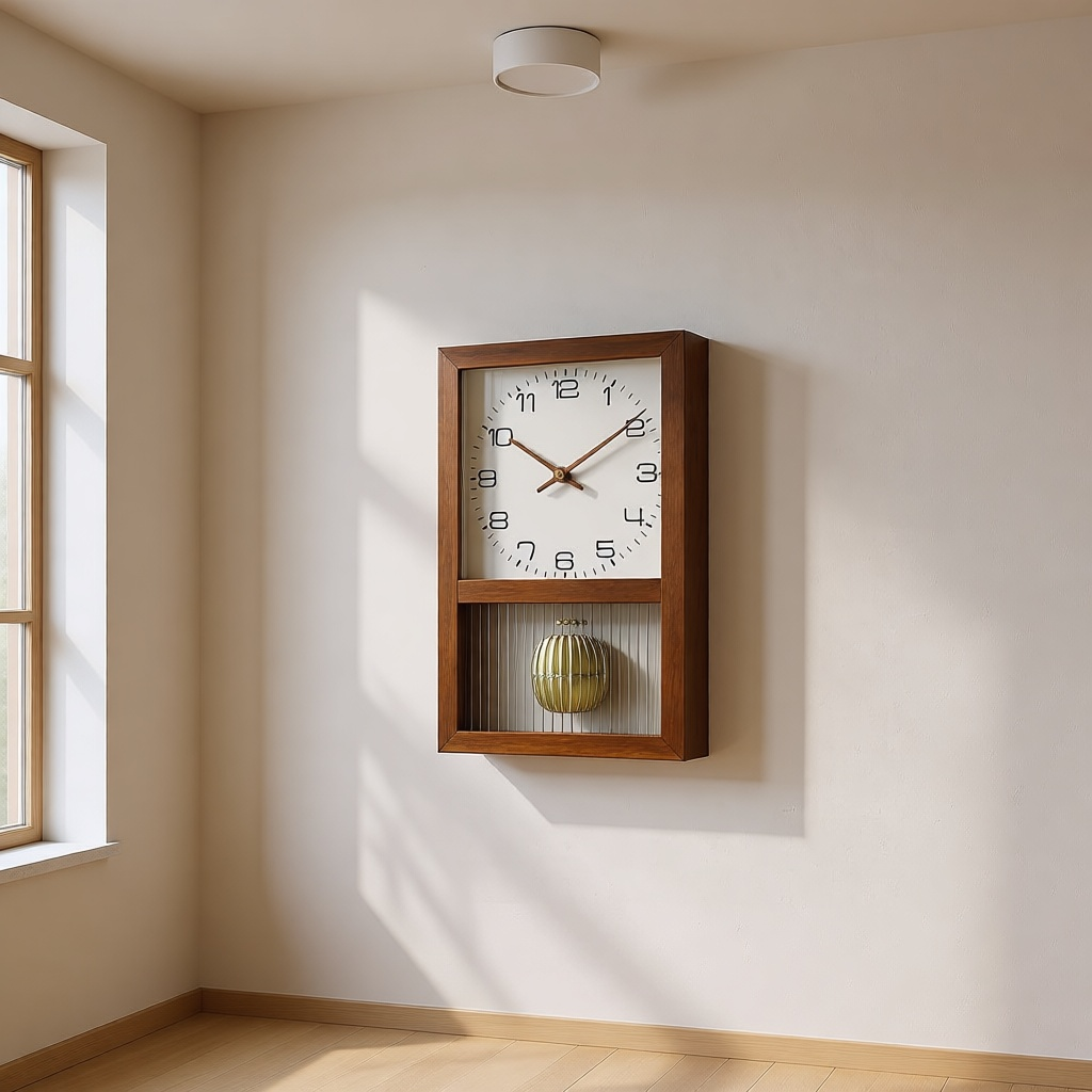 Solid Oak Wall Clock