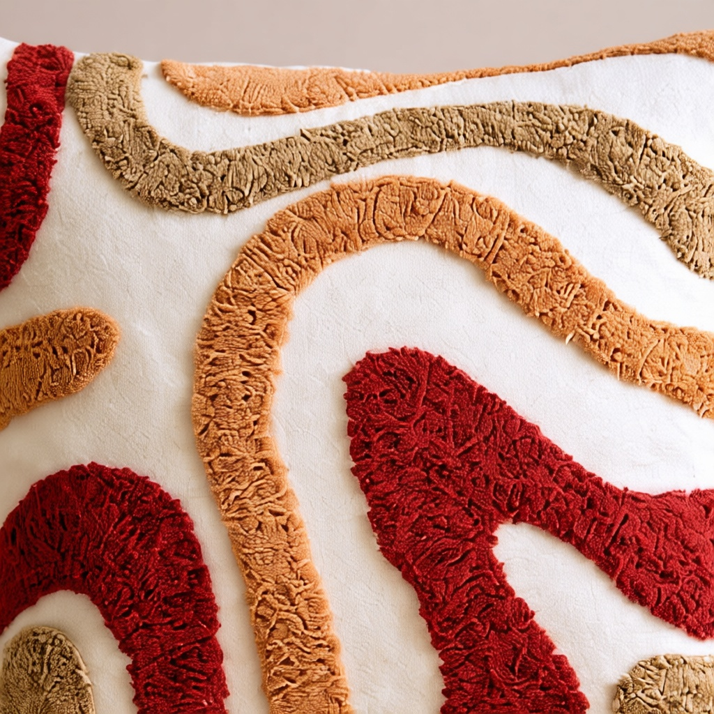 Wave Tufted Cushion Cover