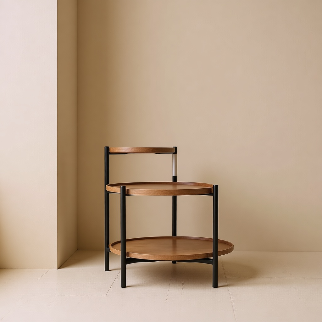 Doppio Two-Tier Table