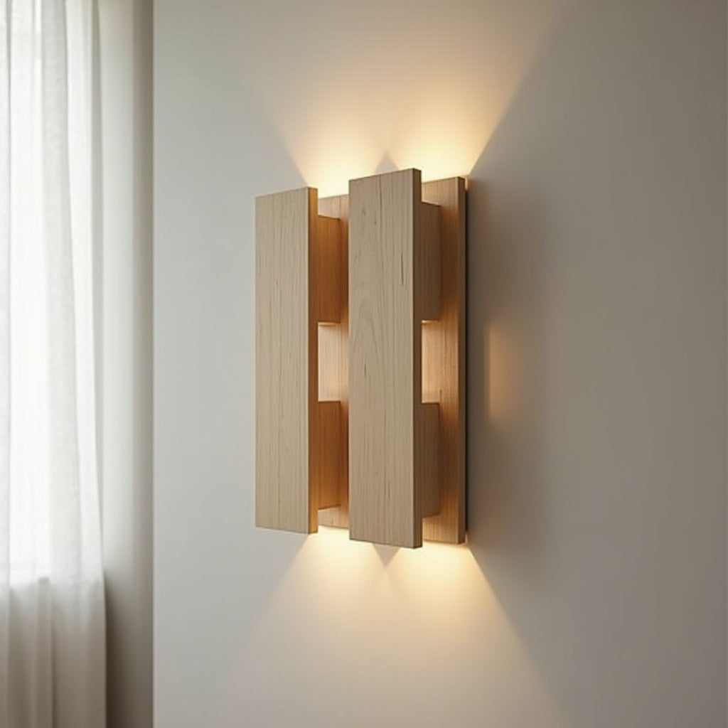 Legno Wood Wall Light