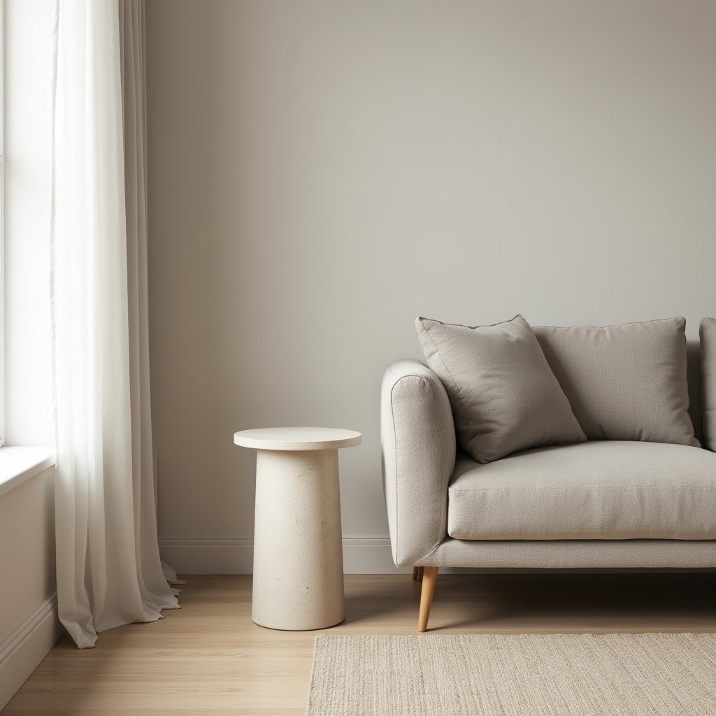 Pietra Stone Side Table