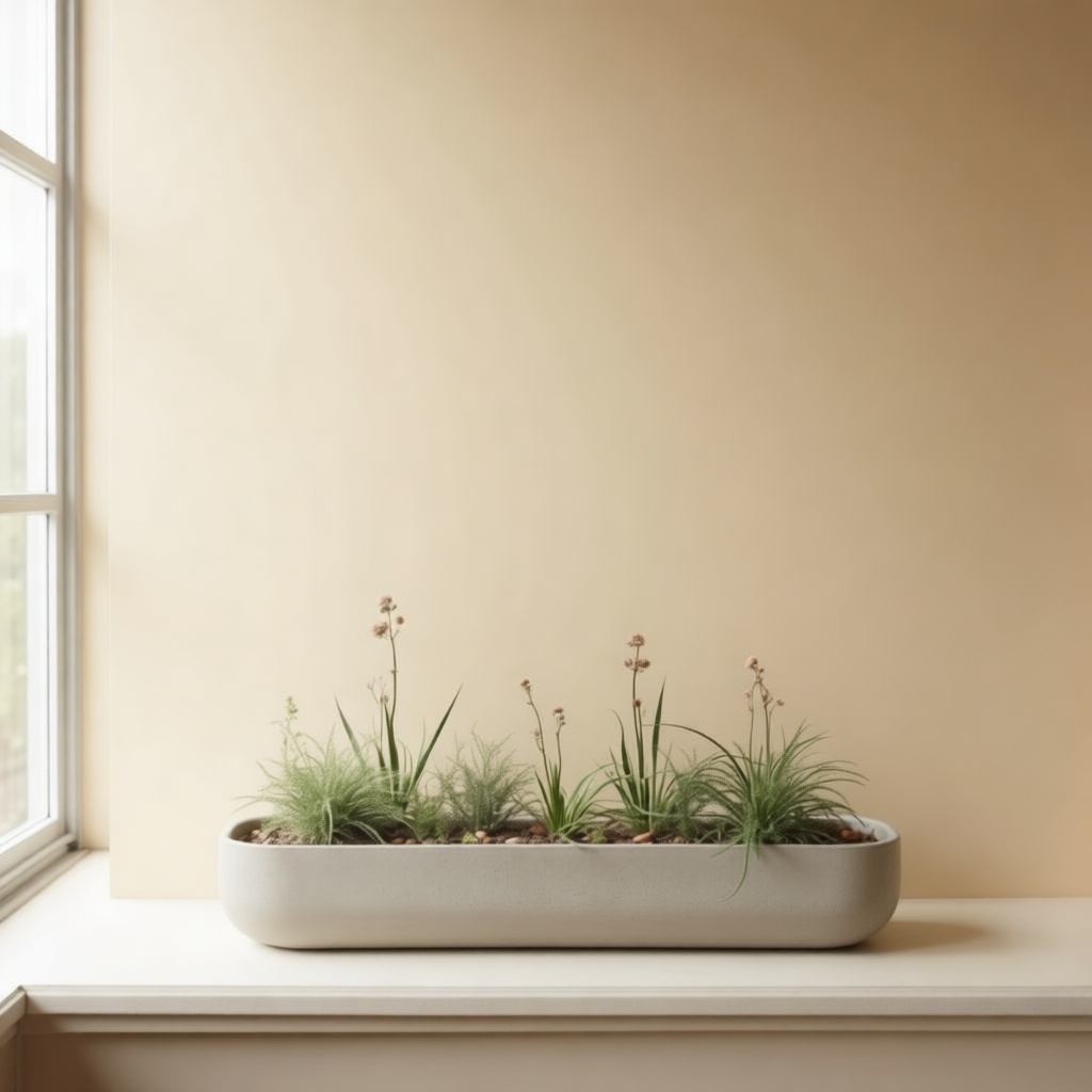 Resin Trough Planter