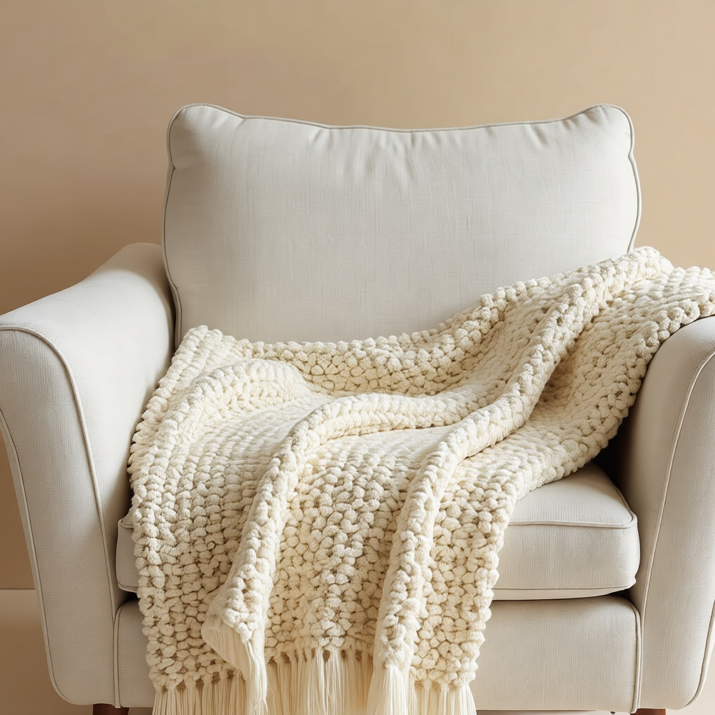 Chunky Knit Throw