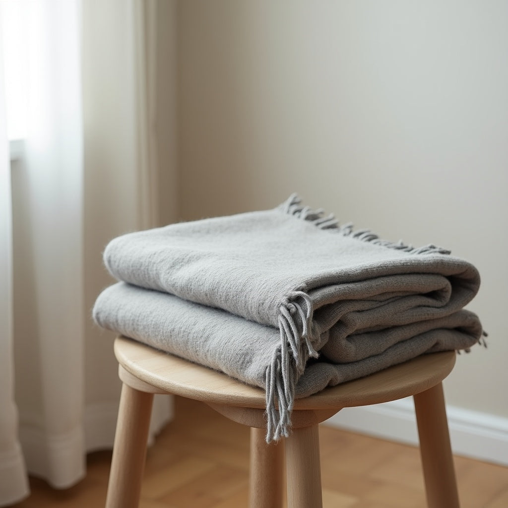 Piuma Brushed Wool Throw