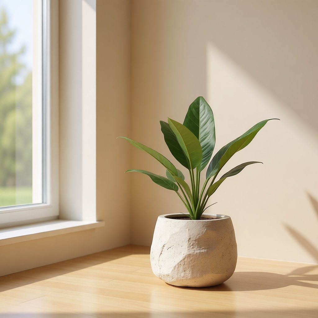Vaso Travertine Planter