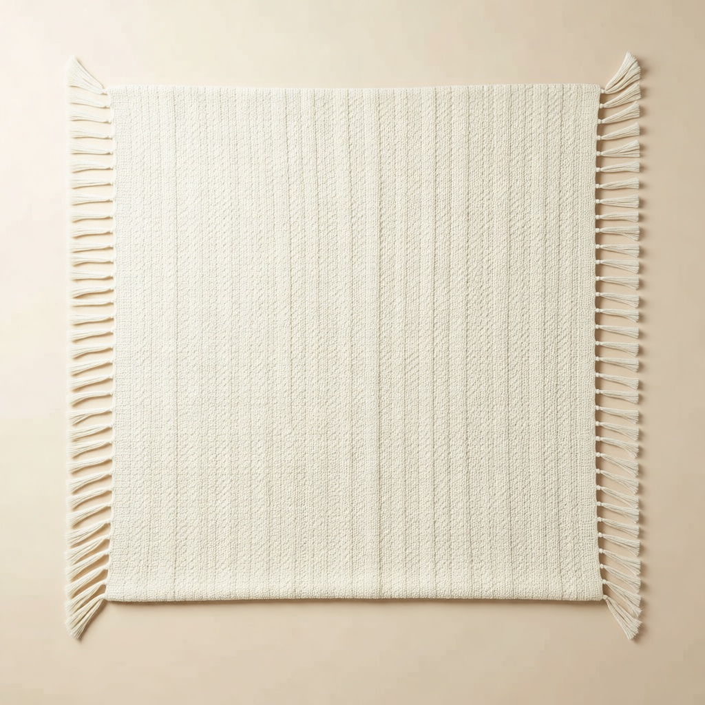 Pointelle Knit Throw shown in full