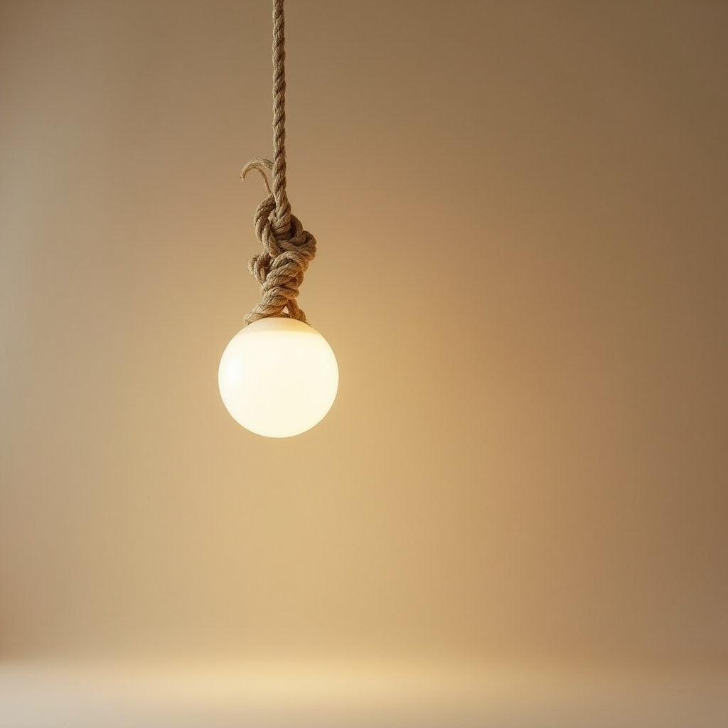 Nodo Knotted Rope Pendant