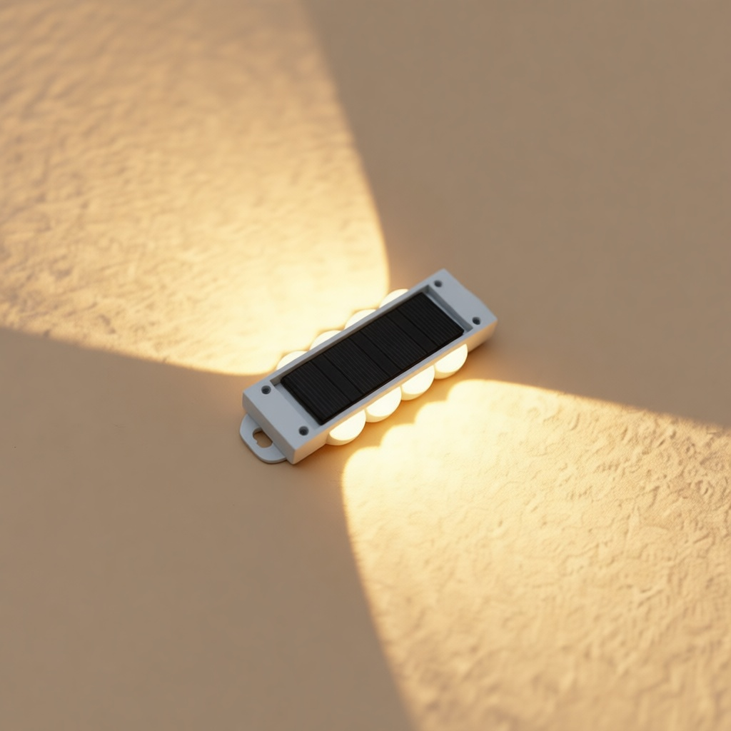 Solar Wall-Wash Uplight