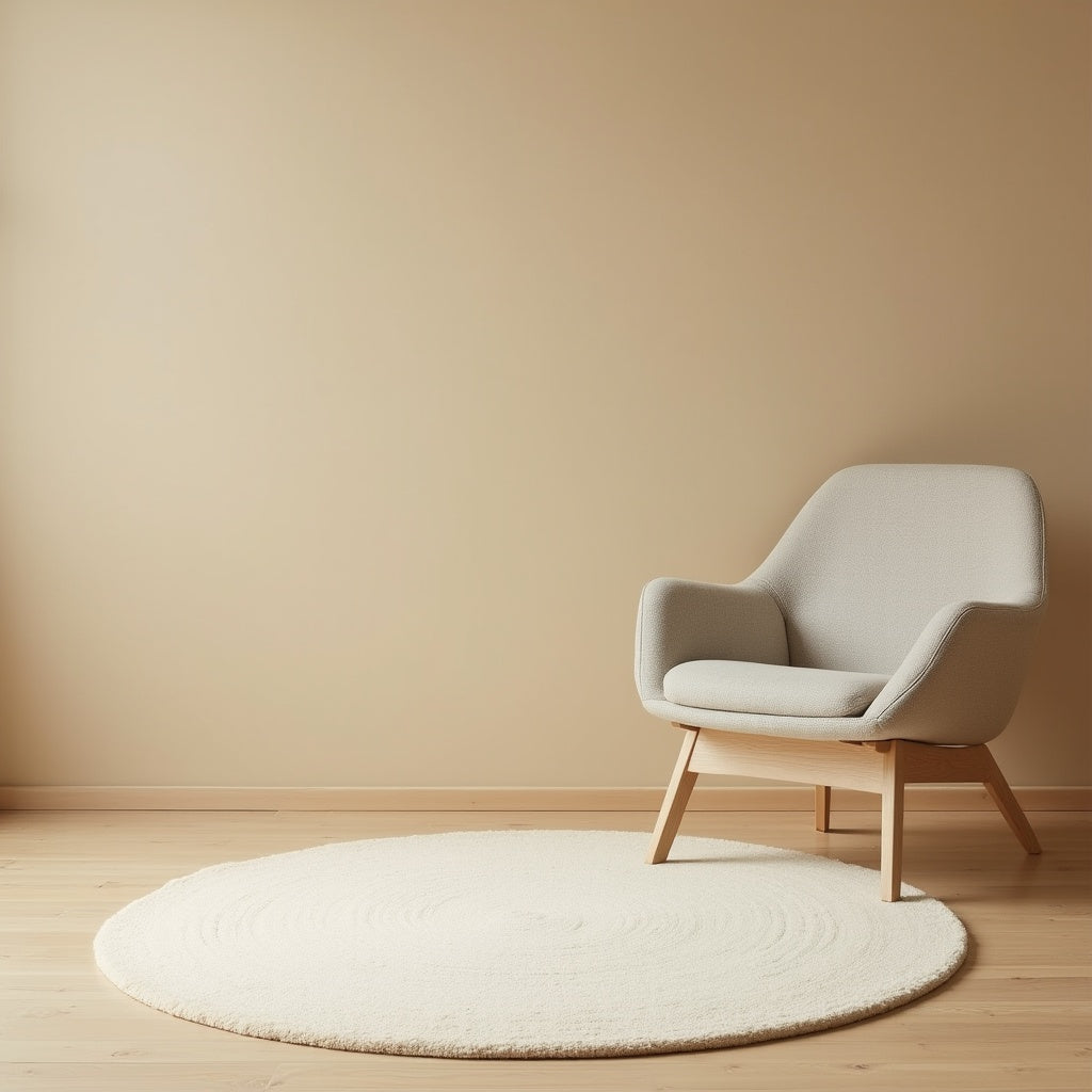Cerchio Round Wool Rug
