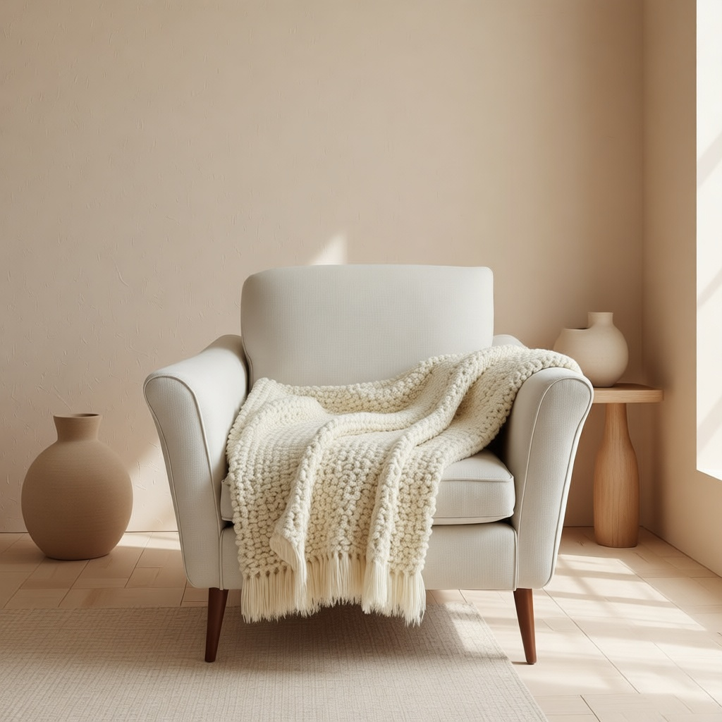 Chunky Knit Throw