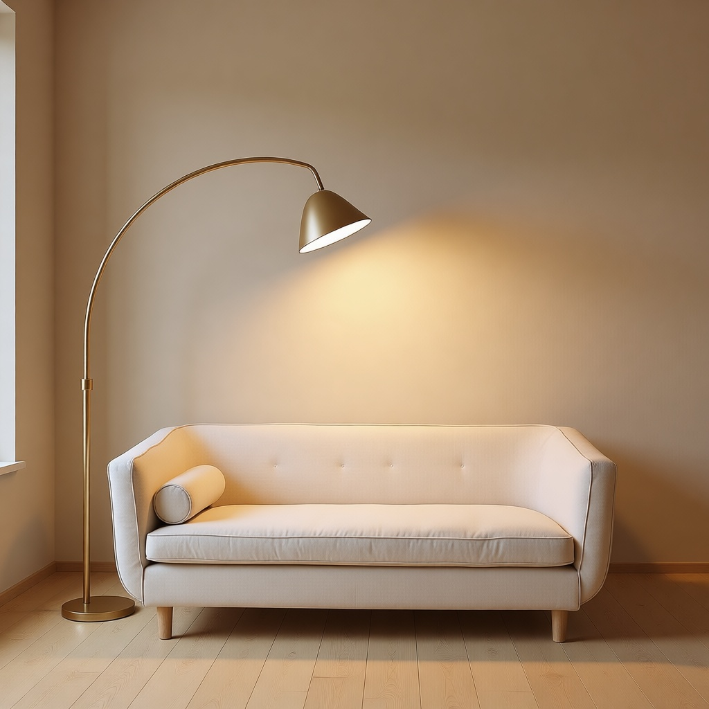Arco Curved Floor Lamp