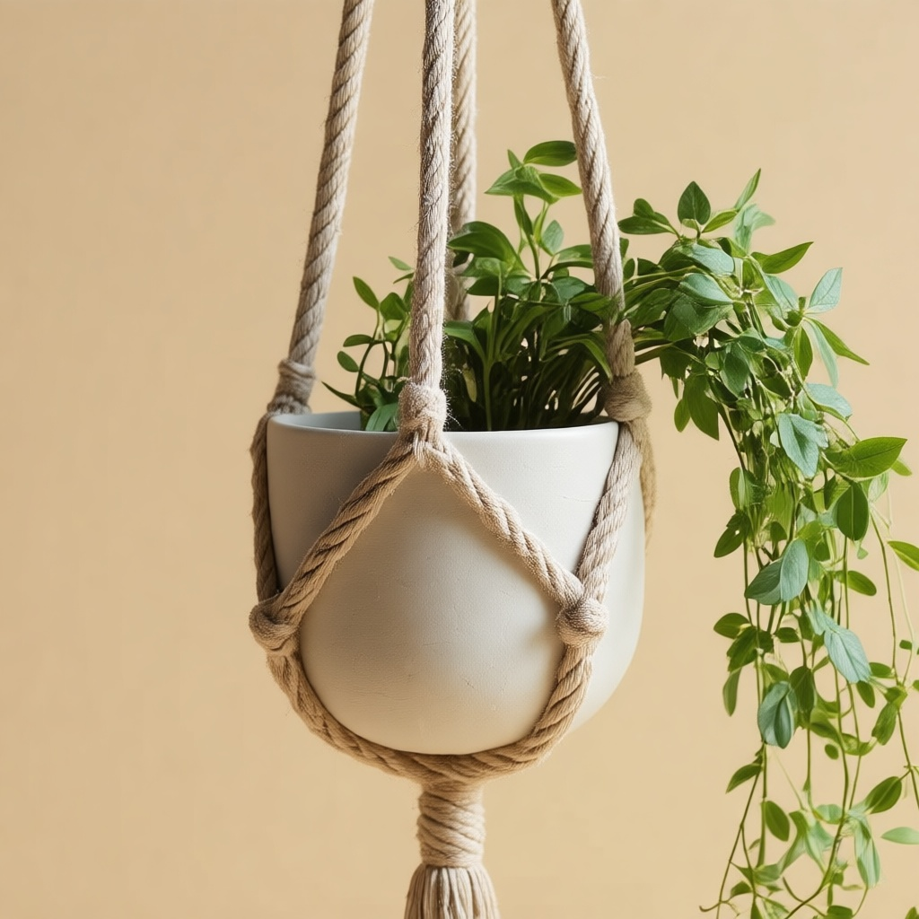 Hanging Rope Planter