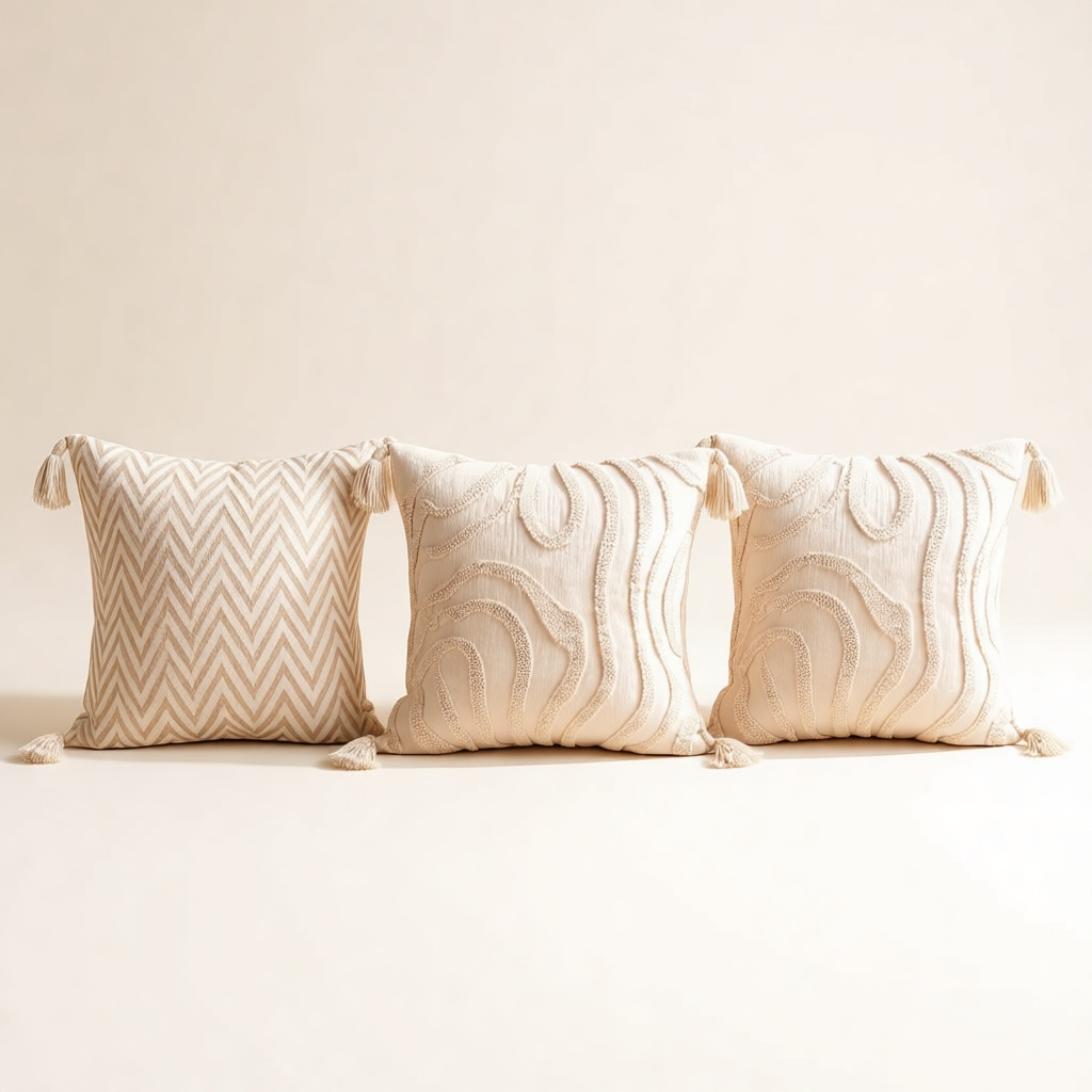 Onda Wave Cushion Set shown in full
