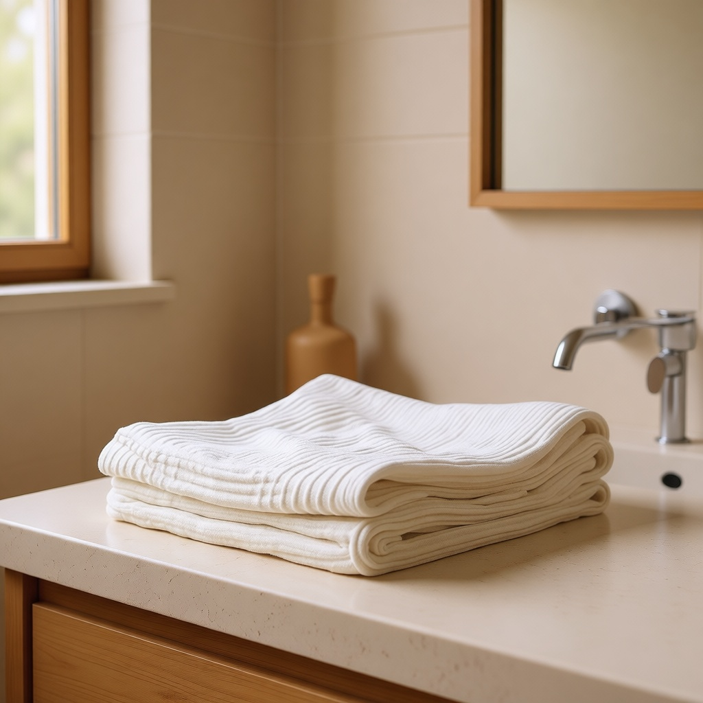 Nube Ribbed Bath Sheet