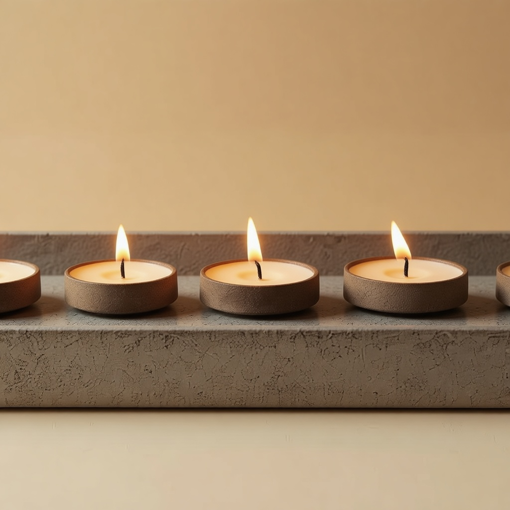 Wooden Tealight Tray