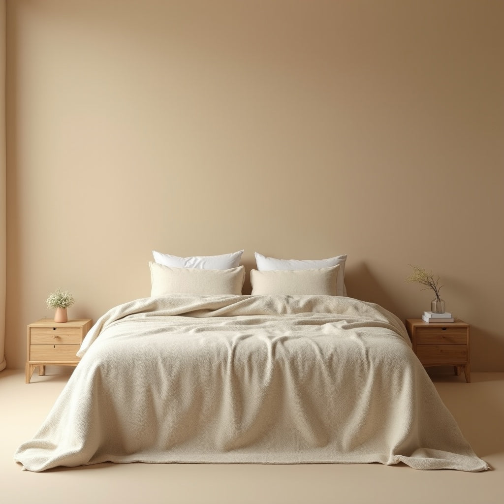Wool Blend Bed Throw