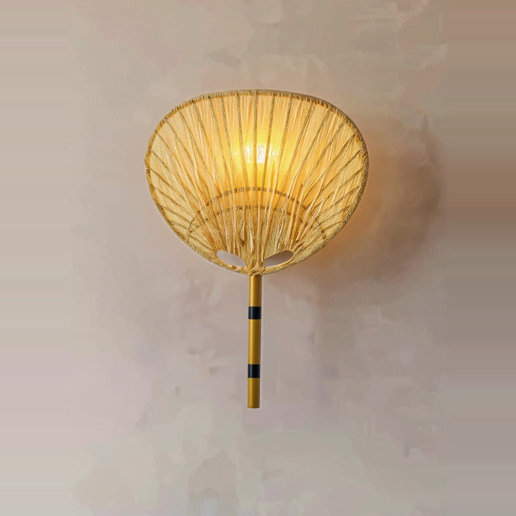 Wabi-Sabi Fan Wall Light