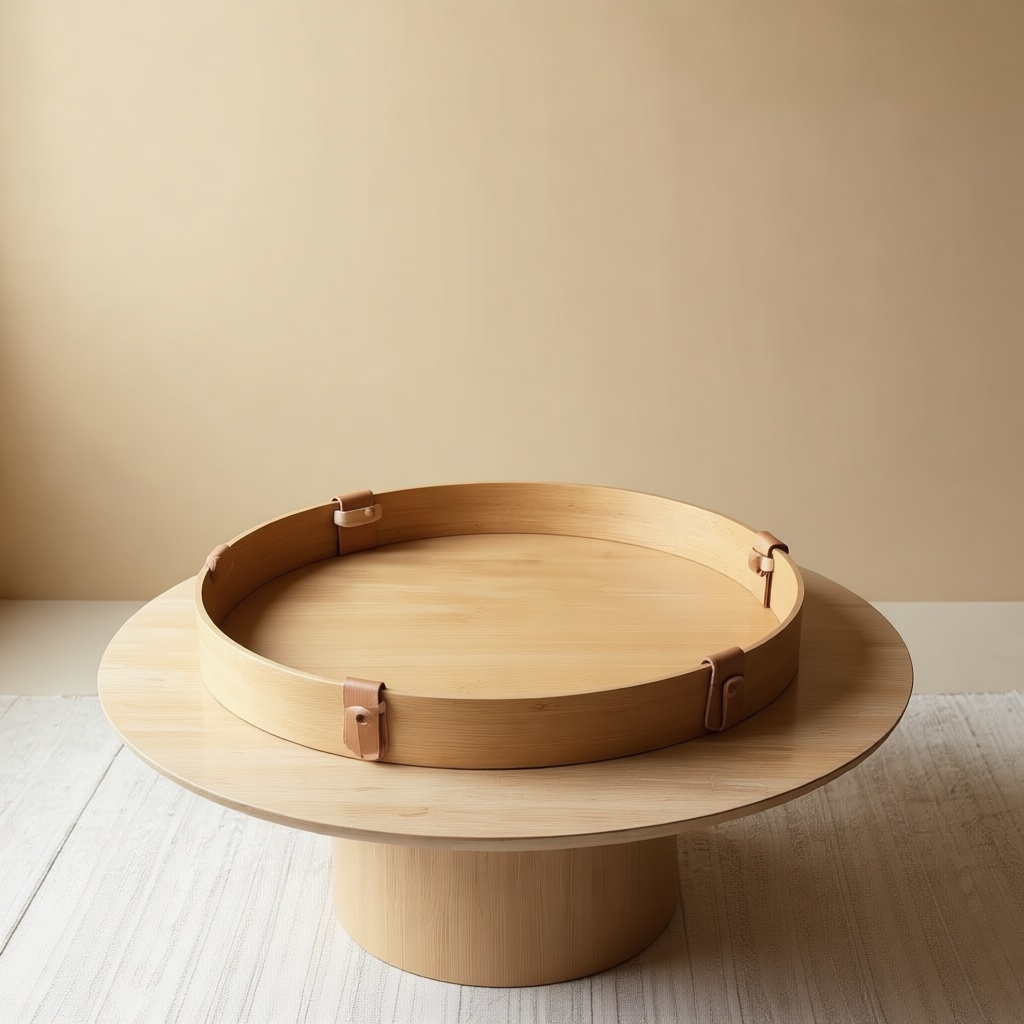 Bordo Rimmed Coffee Tray