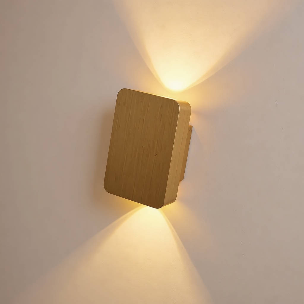 Cubo Brass Wall Light