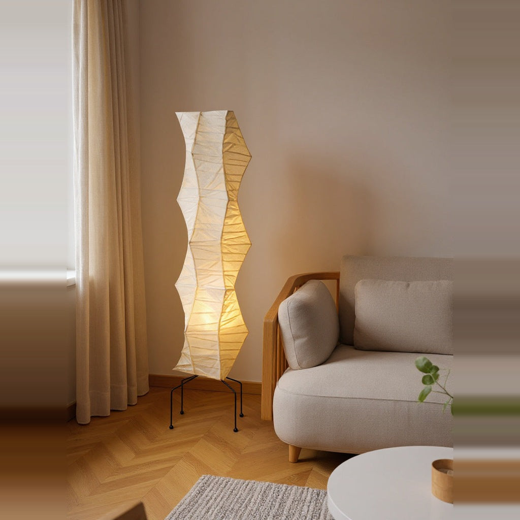 Sculptural Paper Floor Lamp