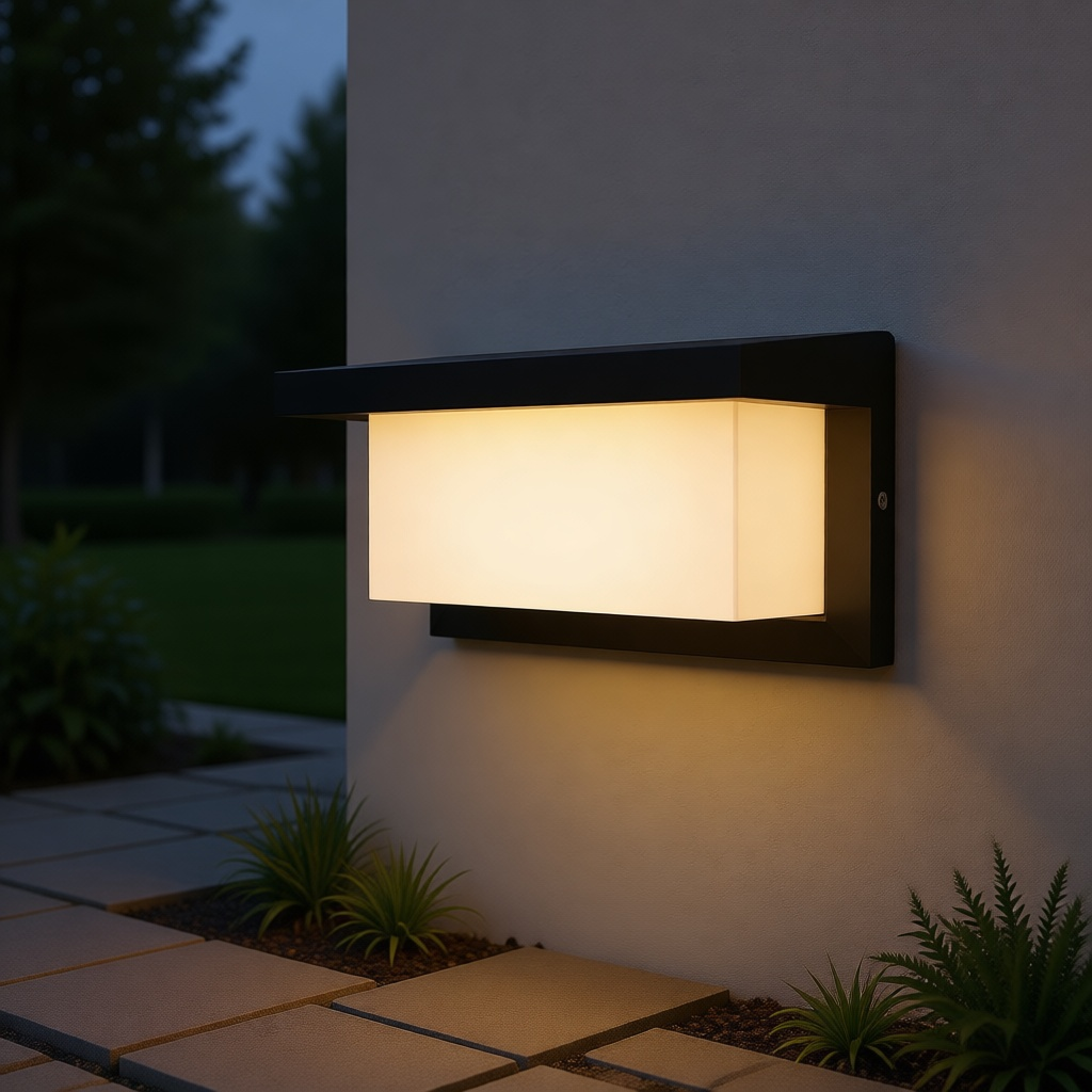 Modern Aluminium Outdoor Wall Light