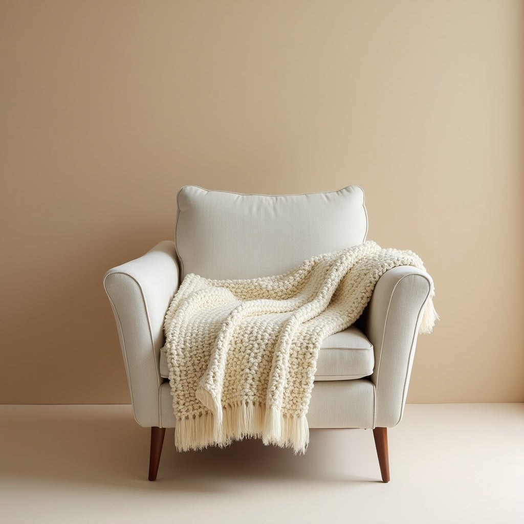 Chunky Knit Throw