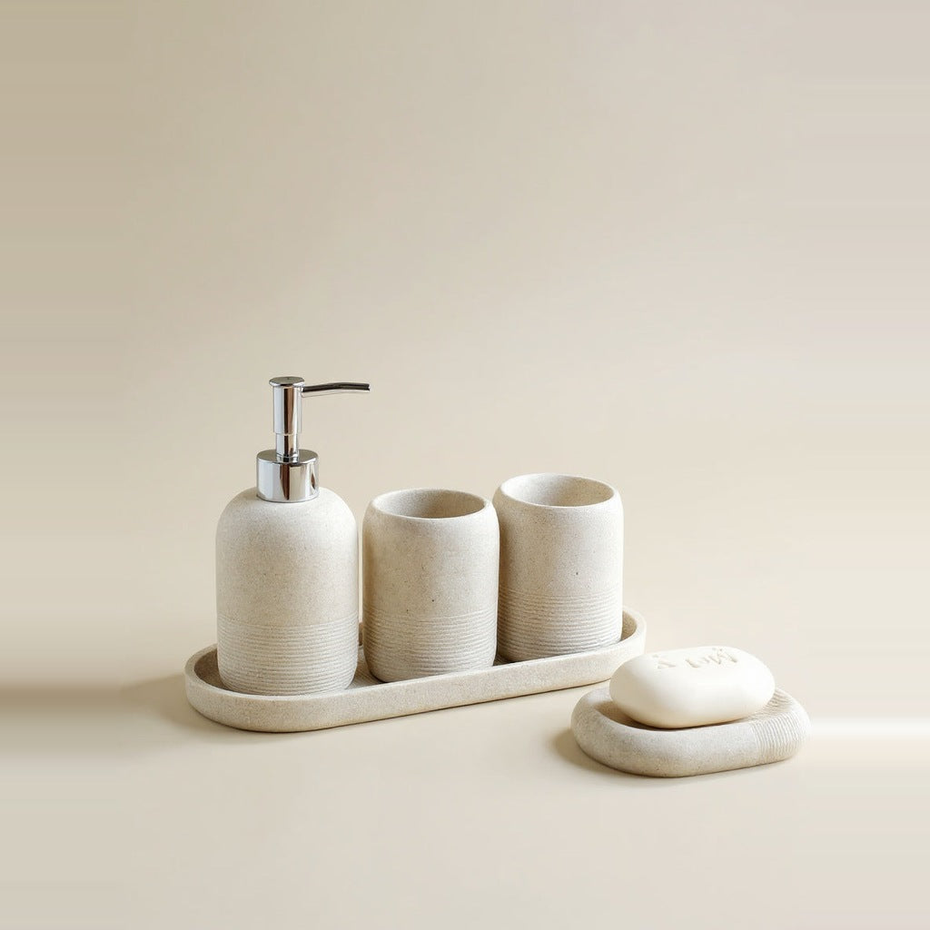 Marmo White Bathroom Set