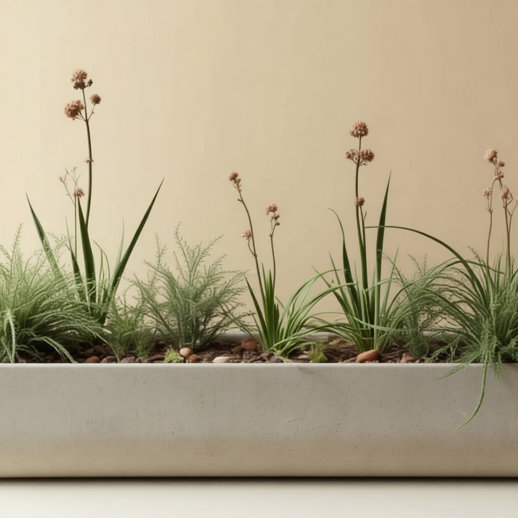 Resin Trough Planter