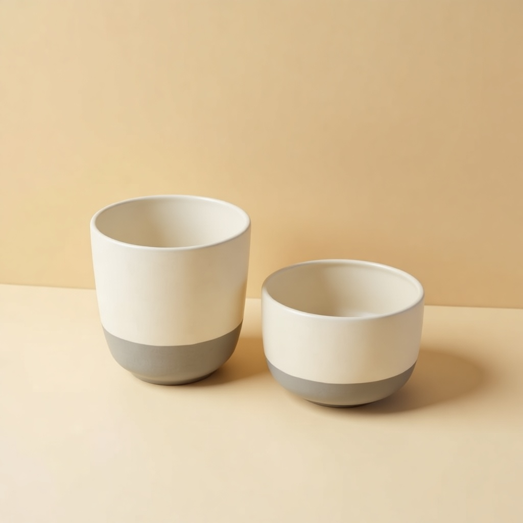 Gemella Planter Pair