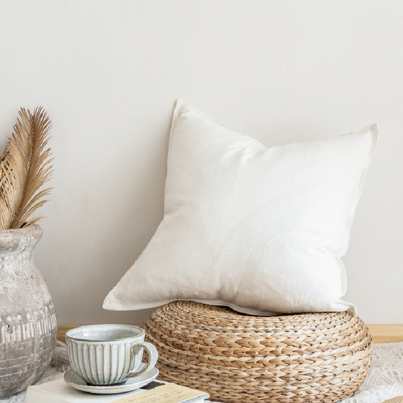Thick Cotton-Linen Cushion Cover