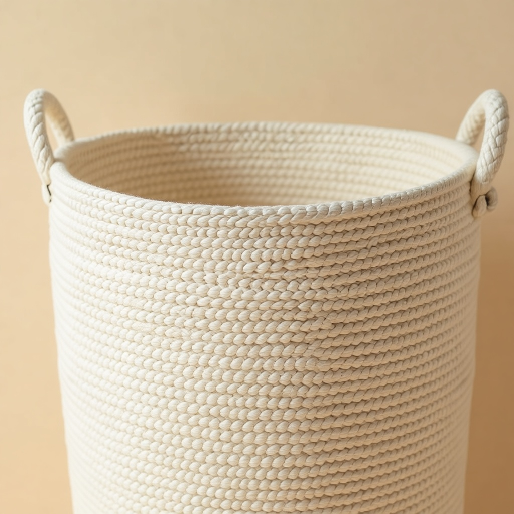 Cotton Rope Laundry Basket