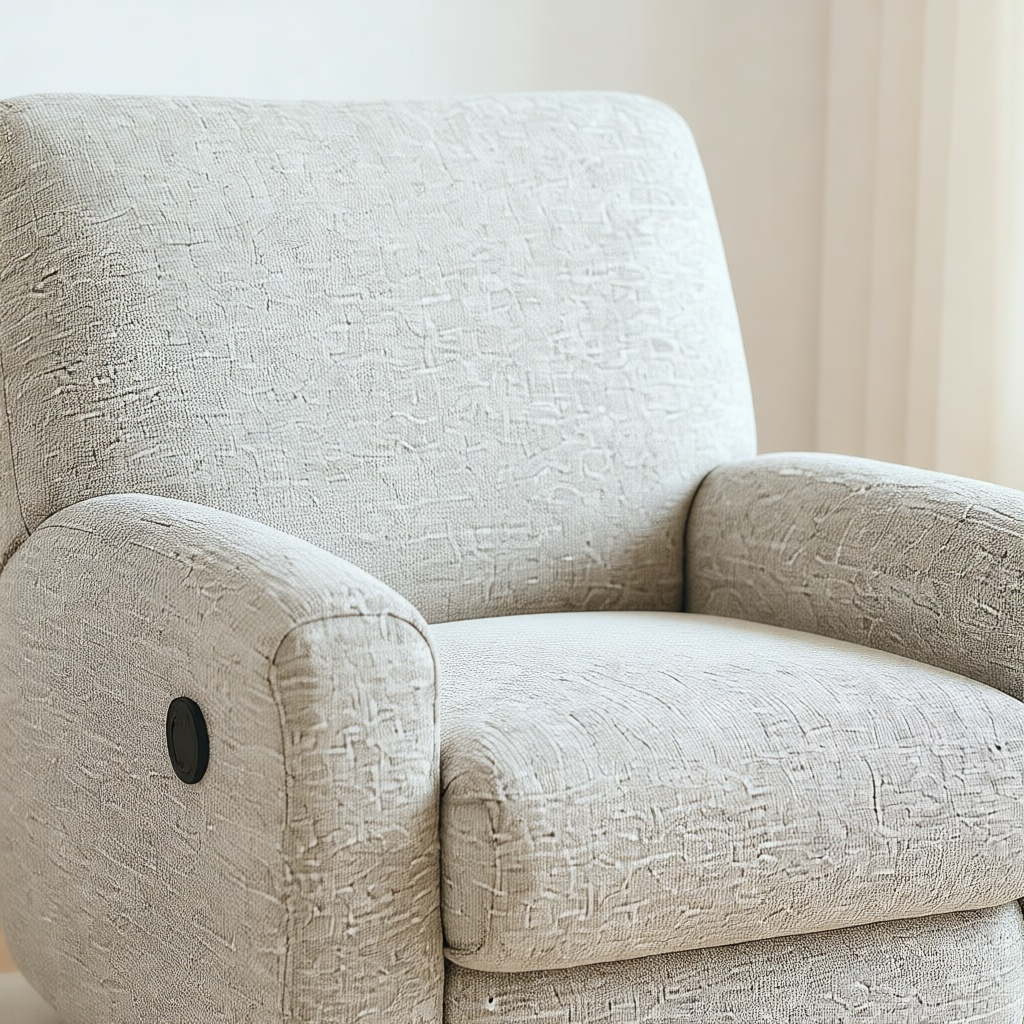 Stretch Linen-Look Armchair Cover