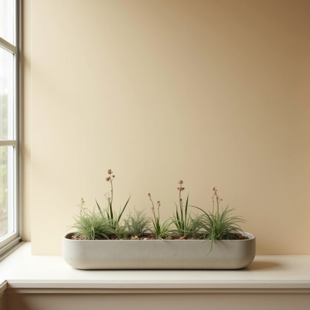 Resin Trough Planter