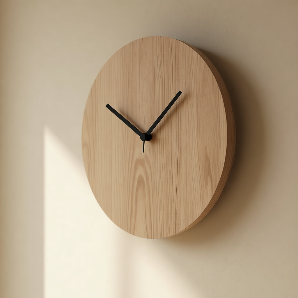 Quercia Oak Wall Clock