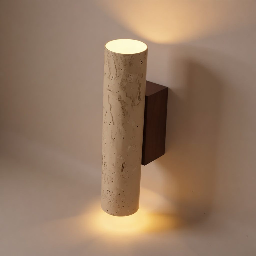 Tivoli Travertine Sconce